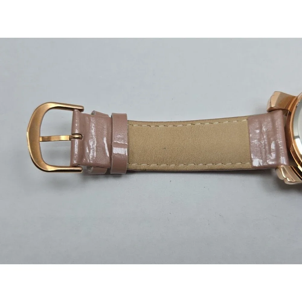HJGreek Tri Delta Jeweled Blush Sorority Watch Rose Gold Crystals New Battery